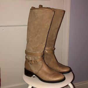 Etienne Aigner Tan Tall Boots